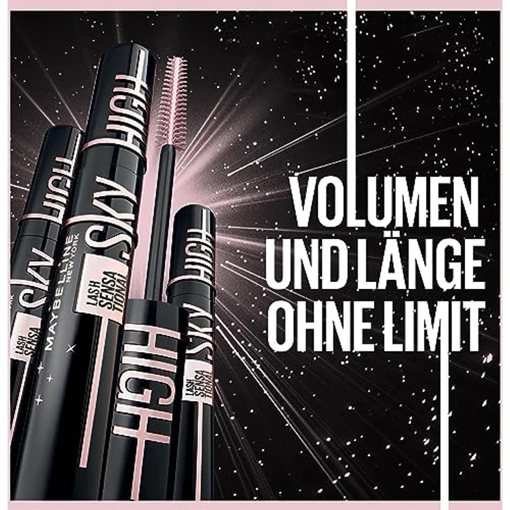 Maybelline Lash Sensational Sky High Mascara Black 7,2 ml – Bild 2