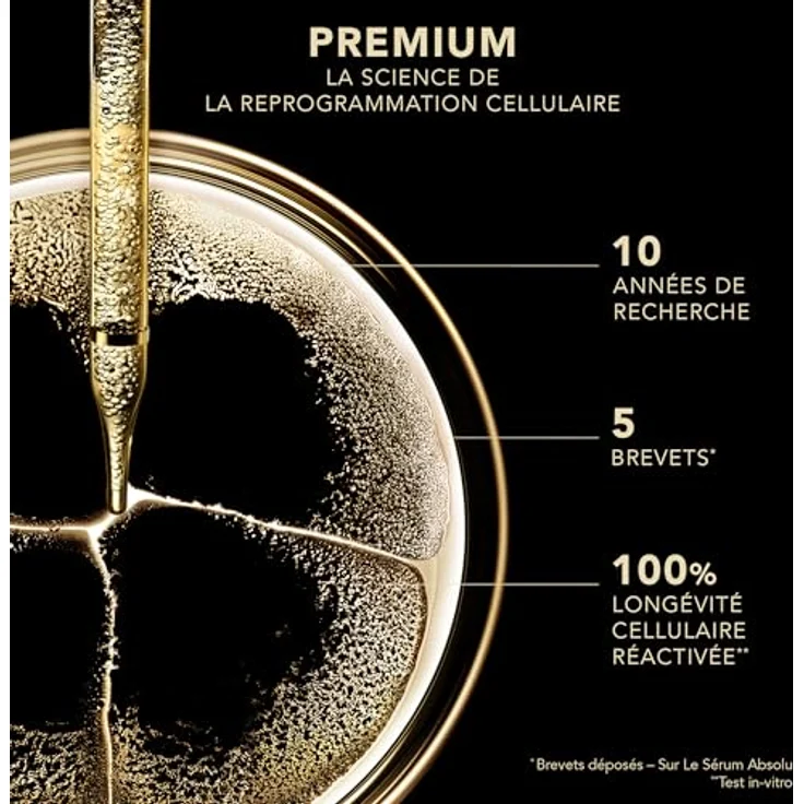 Lierac Premium – Das Absolu Anti-Aging-Serum Global 30 ml – korrigiert 9 Zeichen des Alters, für strahlendes Gesicht und Feuchtigkeit – Bild 5