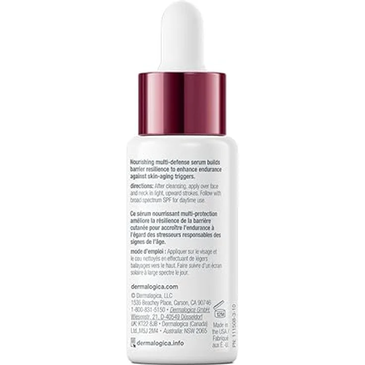 Dermalogica Dynamic Skin Strengthening Serum 30 ml, Gesichtsserum mit BioShield-Technologie und intensiv feuchtigkeitsspendenden Wirkstoffen – Bild 5