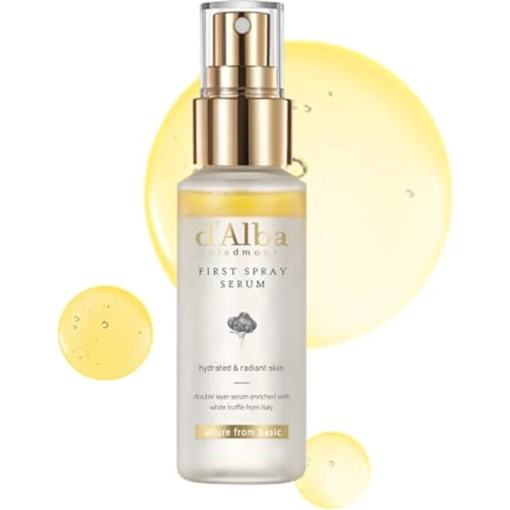 d'Alba White Truffle First Spray Serum, Gesichtsserum mit feuchtigkeitsspendendem Trüffelextrakt, 50 ml – Bild 1