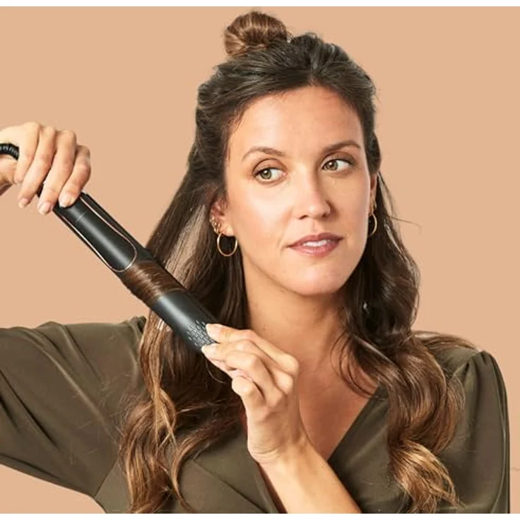Termix Wild - Professionelles Haareisen Wild. Ionentechnologie mit Keramik- und Turmalinplatten. Perfektes Glätten und Natürliche Wellen und Locken. Temperaturregler Heiß In 45 Sek. Schwarz für seidig glattes Haar – Bild 6