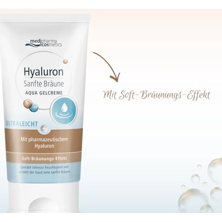 Dr. Theiss Hyaluron Sanfte Bräune Aqua Gelcreme, 150 ml feuchtigkeitsspendende Gesichtscreme mit Bräunungseffekt – Bild 4