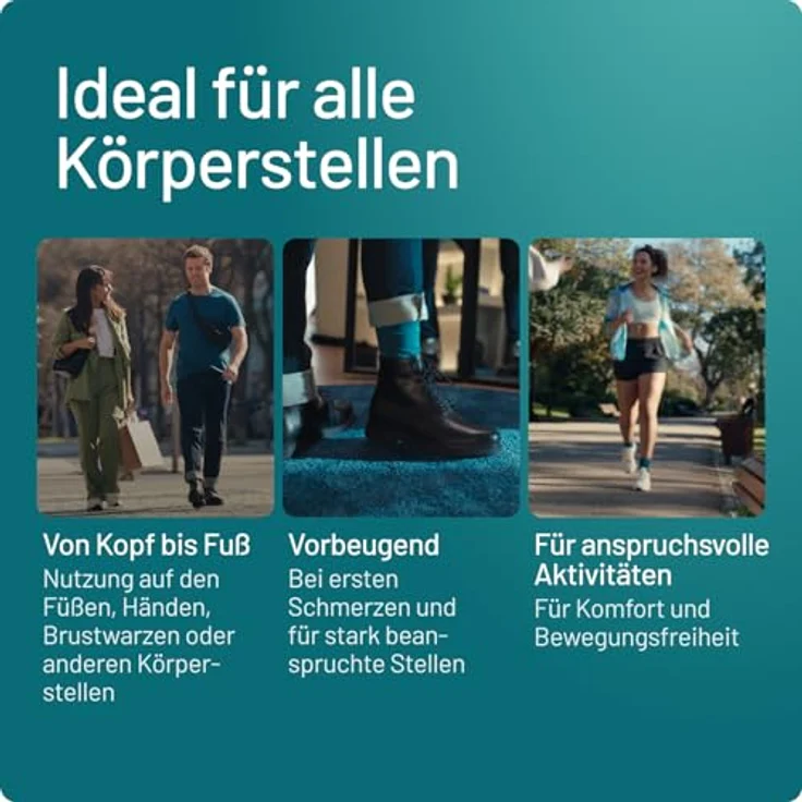 Compeed Anti-Blasen Stick, unsichtbarer Schutz vor Blasenbildung, reduziert Reibung, 8ml – Bild 4
