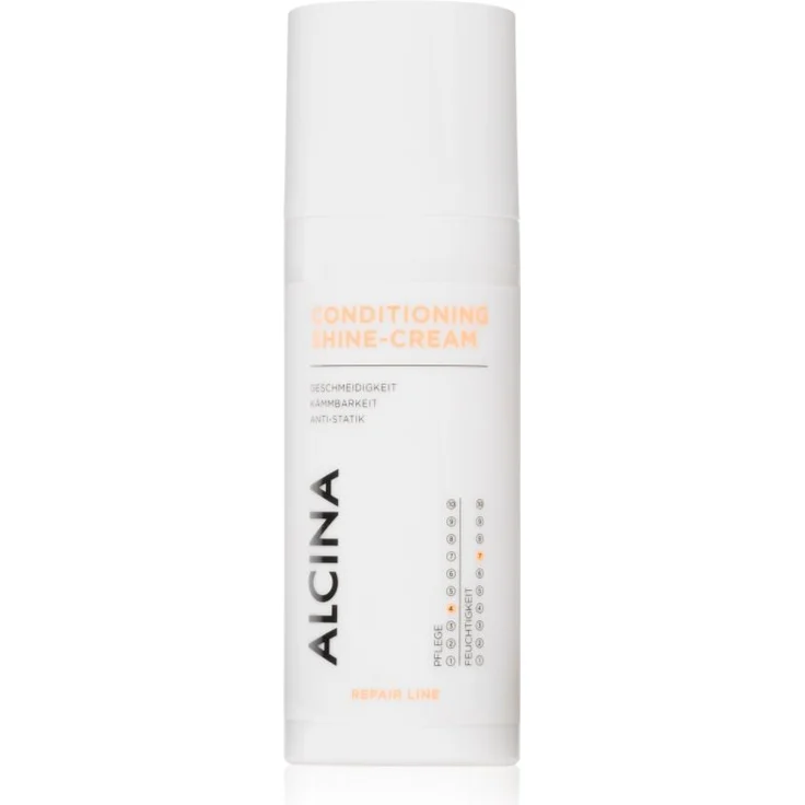 Alcina Repair Line, regenerierende Haarcreme für Glanz und Pflege, 50 ml, antistatisch und feuchtigkeitsspendend