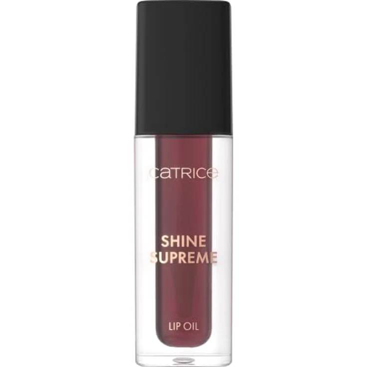 Catrice Shine Supreme Lippenöl, 4 ml mit nahrhaftem Effekt in Farbton 040 Cherry Lush, spendet Feuchtigkeit und verleiht langen Glanz – Bild 1