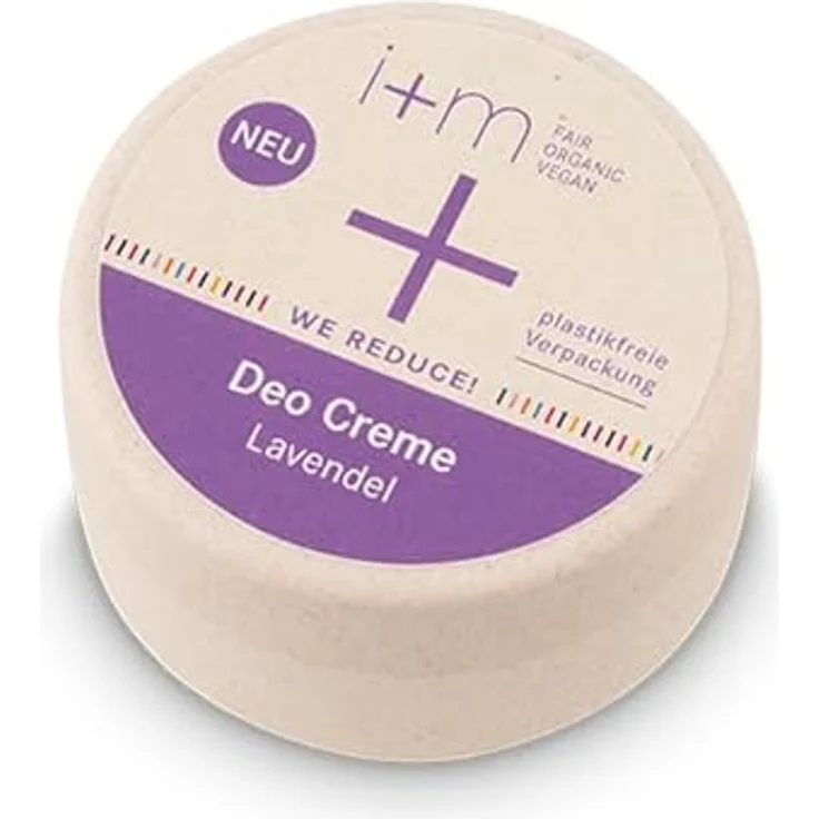 i+m Deo Creme Lavendel 30ml, Bio Deocreme ohne Aluminium, 24h-Schutz, vegan, für empfindliche Haut – Bild 3