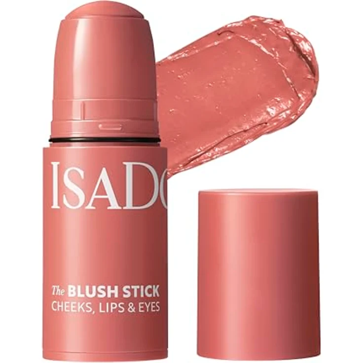 IsaDora The Blush Stick 5,5 g - Soft Pink, cremiges Blush für Wangen, Lippen & Augen mit feuchtigkeitsspendendem Algenextrakt, vegan und tierversuchsfrei – Bild 1