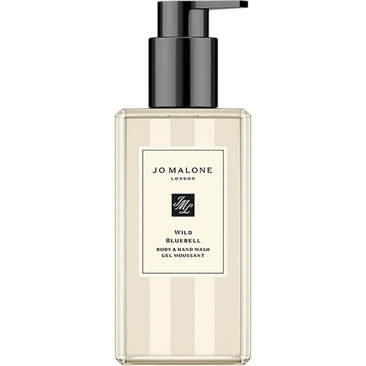 Jo Malone London Wild Bluebell Duschgel 250 ml, hautfreundliches Gel mit blumigem Duft und natürlichem Glycerin