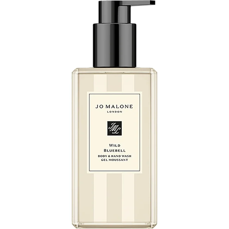Jo Malone London Wild Bluebell Duschgel 250 ml, hautfreundliches Gel mit blumigem Duft und natürlichem Glycerin