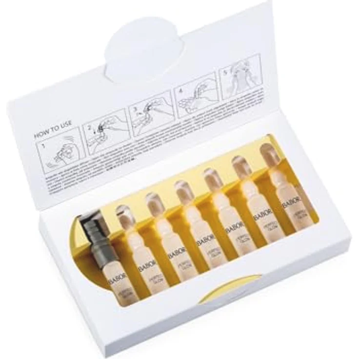 BABOR Perfect Glow, Serum Ampullen für das Gesicht, Mit Glow Pigmenten für einen strahlenden Teint, Vegane Formel, 7 x 2 ml – Bild 2