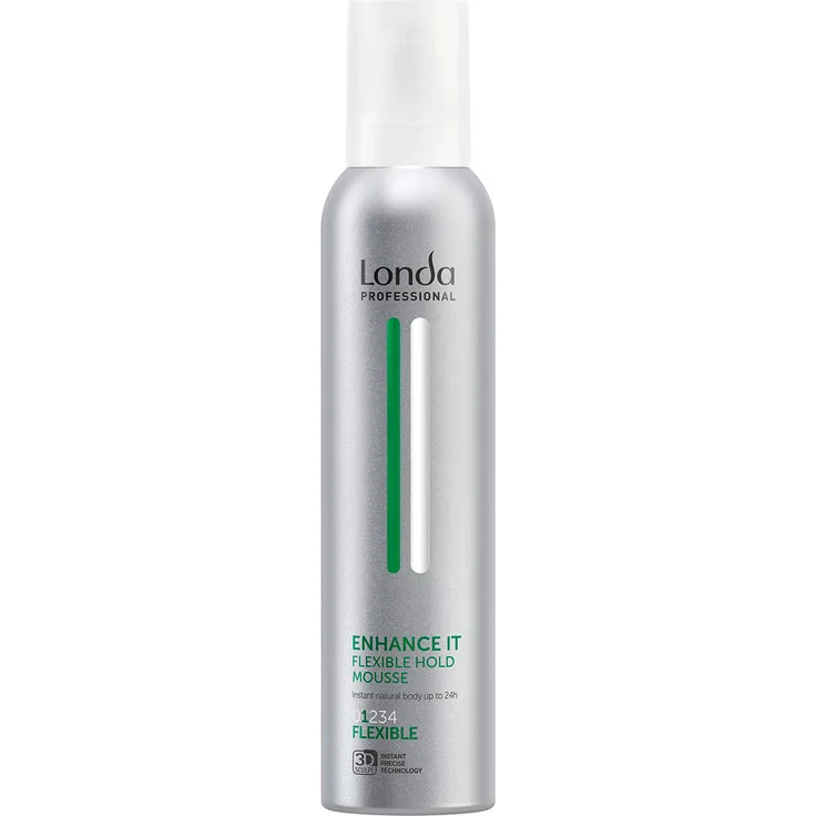 Londa Professional Enhance It Haarmousse, 200 ml, mittlerer Halt für natürliches Volumen und Frisierbarkeit