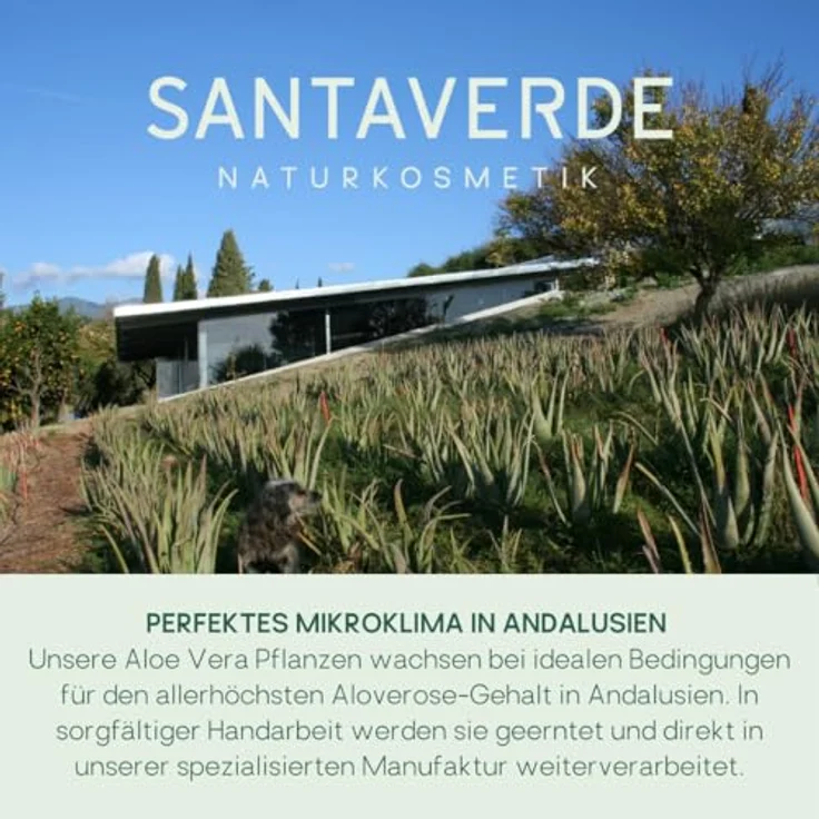 Santaverde Aloe Vera Creme Medium ohne Duft 30 ml Tagespflege – Bild 10