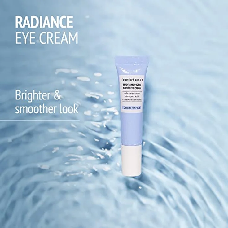 Comfort Zone Hydramemory Depuff Eye Cream 15 ml, Feuchtigkeitsspendende Augenkonturcreme – Bild 2