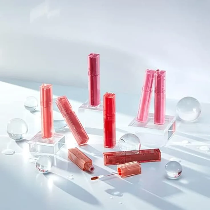 rom&nd Dewyful Water Tönung Lipgloss 5g (8Colors) (01 IN CORAL) – Bild 4