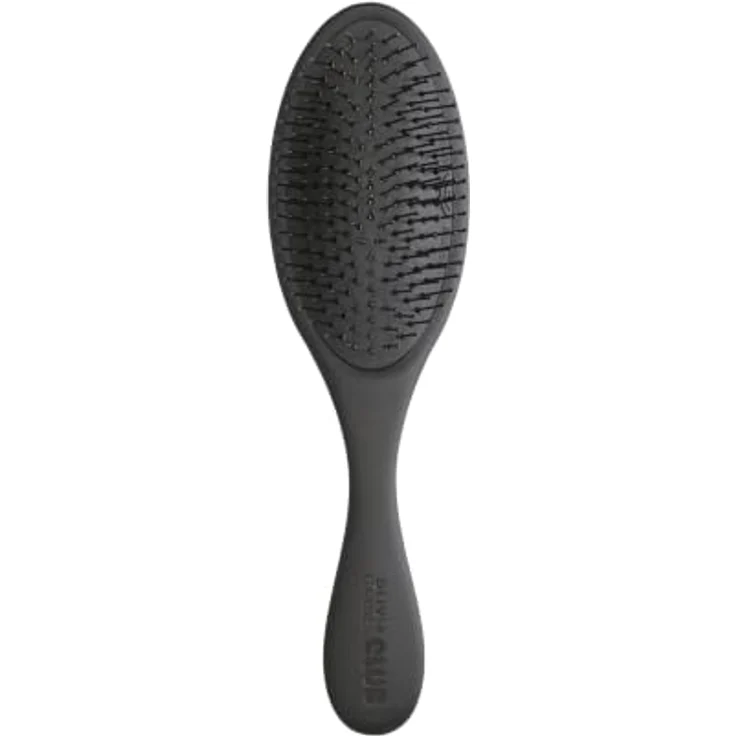 Olivia Garden Club THE RESET CUSHION Wet & Curly Detangling Hairbrush, Haarbürste für welliges und lockiges Haar, schwarz, ergonomisches Design mit ausziehbarem Kämmchen – Bild 1