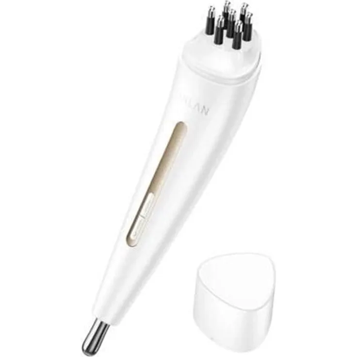 Anlan 01-AAMY51-02 3-in-1 Akupressur-Massager für Gesichts- und Muskelentspannung, dualseitiges Design mit EMS-Mikrostrom und RF-Technologie, kabellos