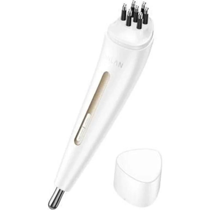 Anlan 01-AAMY51-02 3-in-1 Akupressur-Massager für Gesichts- und Muskelentspannung, dualseitiges Design mit EMS-Mikrostrom und RF-Technologie, kabellos