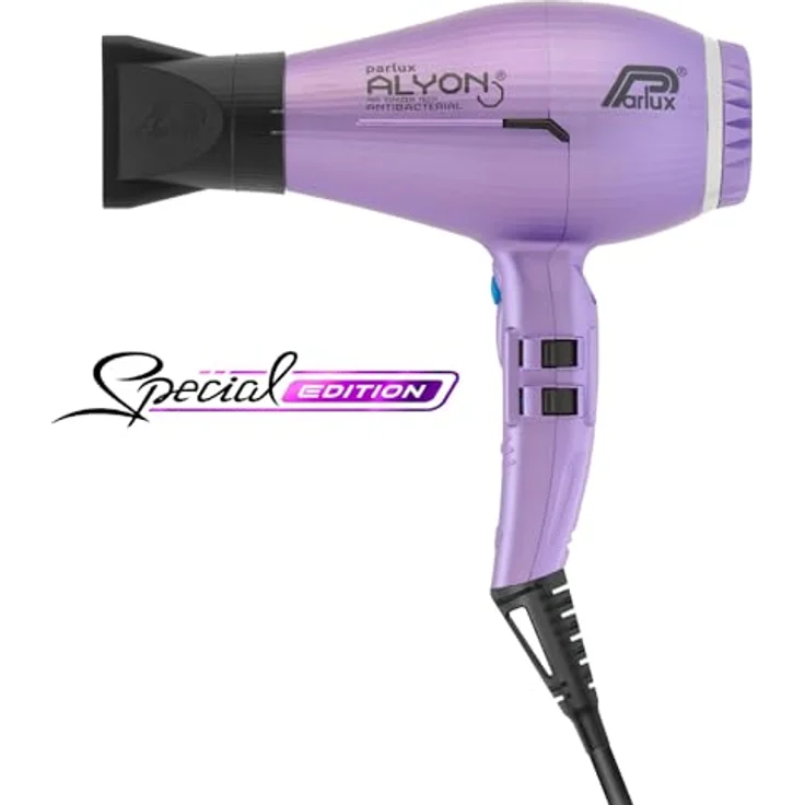 Parlux Alyon Special Edition, professioneller Haartrockner mit 2250 Watt, Ionen-Technologie, schnell trocknend, leicht, lila matt – Bild 2