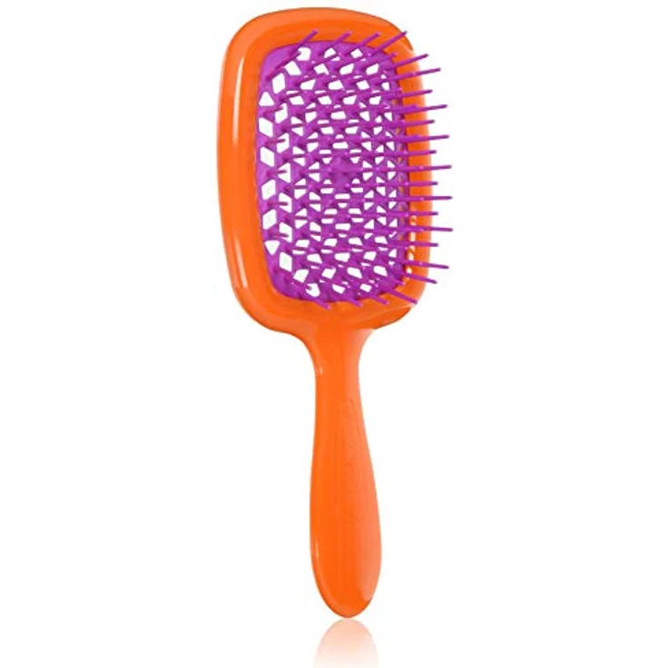 Jäneke Superbrush Bürste orange mit Fuxia Igel - 55 gr. – Bild 1