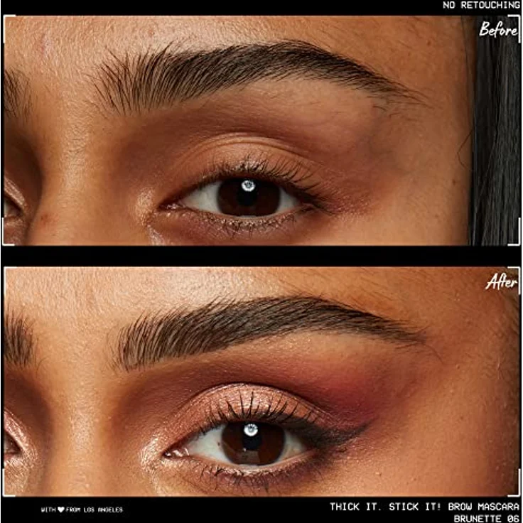 NYX Professional Makeup Thick it. Stick it! Thickening Brow Mascara Augenbrauengel 7 ml Nr. 06 - Brunette – Bild 3
