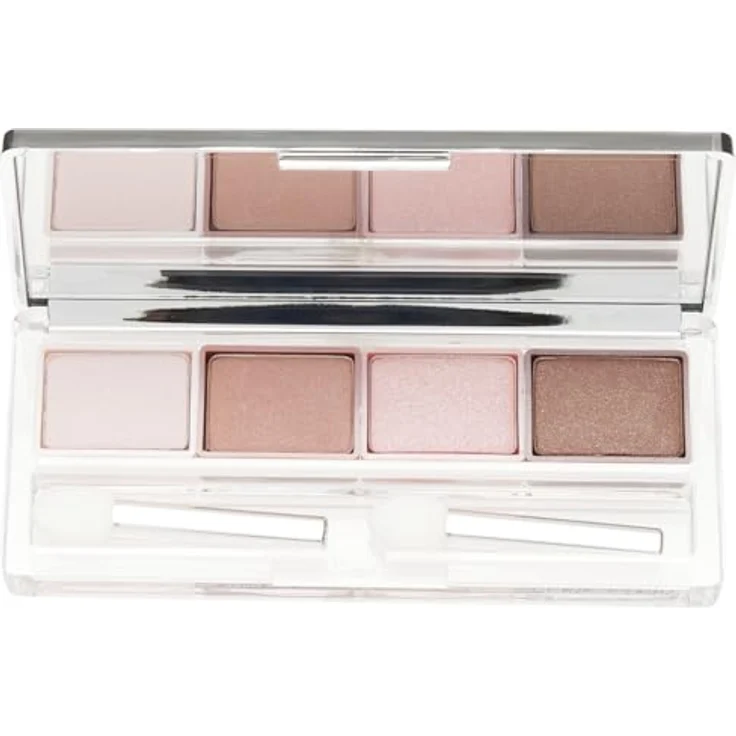 Clinique All About Shadow™ Quad Lidschattenpalette, Farbton Pink Chocolate, 3,3 g, mit gleichmäßiger Farbabdeckung und Glitzereffekt, ophthalmologisch getestet – Bild 4