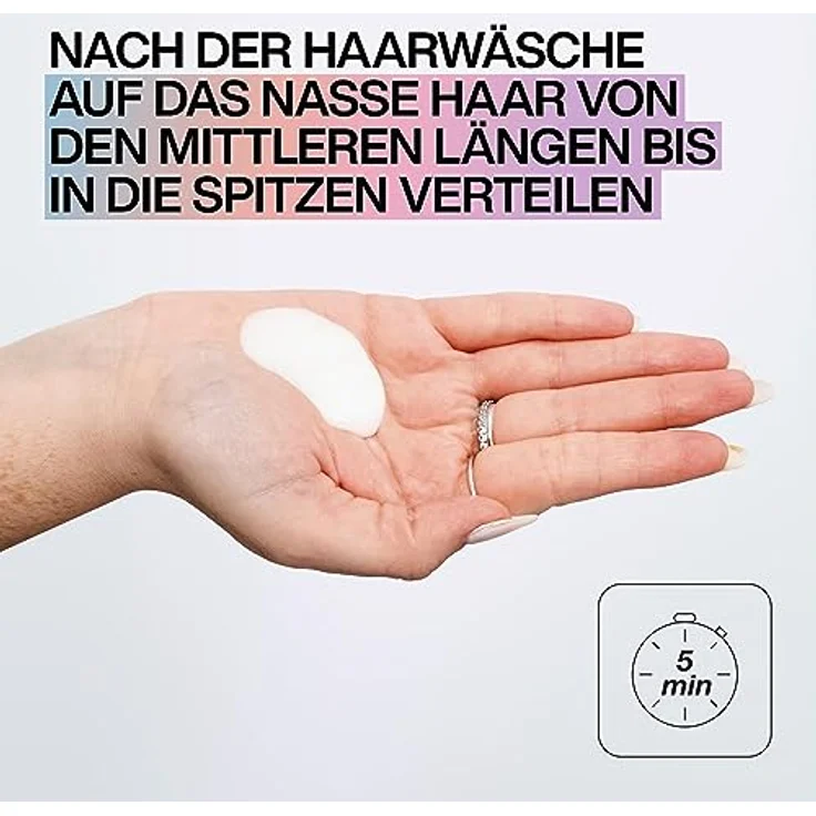 Redken Haarmaske, Pflege-Allrounder mit Zitronensäure und Bonding Care Komplex, Stärkt das Haar und spendet Feuchtigkeit, Vegane Formel, Acidic Bonding Concentrate 5-Min Liquid Mask, 1 x 250 ml – Bild 4