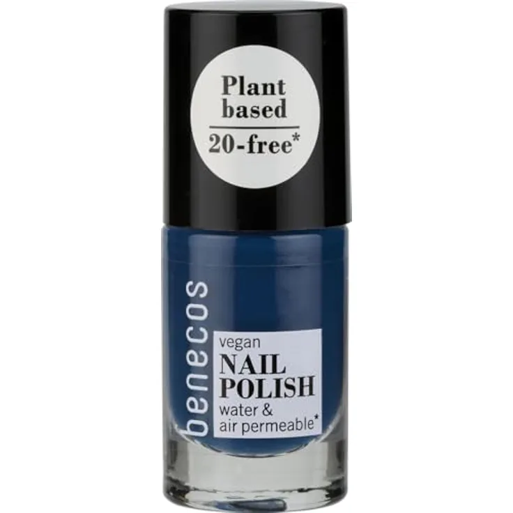 benecos Nail Polish nordic blue, Veganer Nagellack mit 90 ml Verpackungsmenge