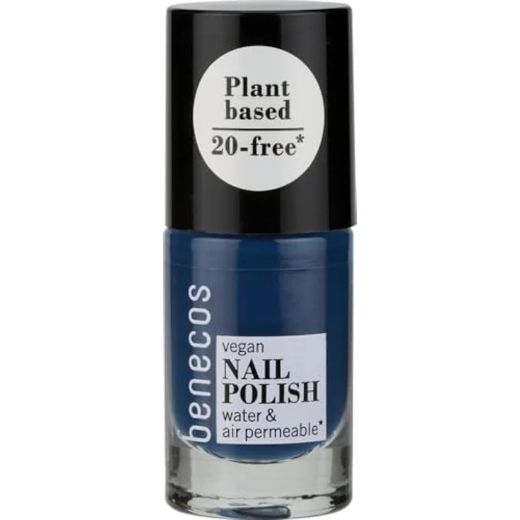 benecos Nail Polish nordic blue, Veganer Nagellack mit 90 ml Verpackungsmenge