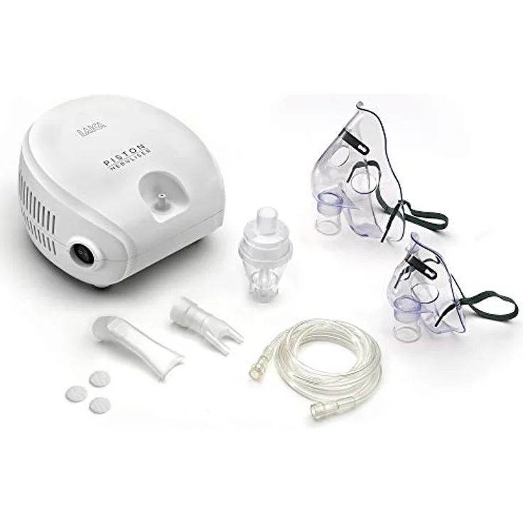 Laica NE2014, Piston Nebuliser mit einstellbarer Durchflussrate, weiß – Bild 3