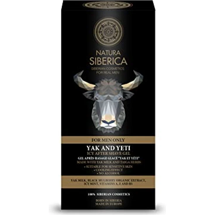 Natura Siberica Yak And Yeti Icy After Shave Gel, 150 ml, beruhigende Rasierpflege für Männer gegen Hautirritationen – Bild 2