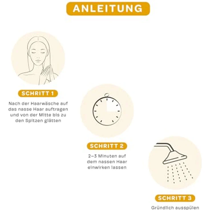 by Amazon Reparatur- und Pflegeconditioner, 2 x 300 ml für trockenes und beschädigtes Haar, vegane Formel ohne Silikone und Mikroplastik – Bild 5