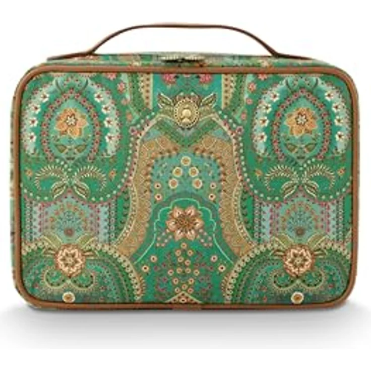 Pip Studio Casey Beauty Case Jabali Green, geräumig und robust, 27x10x19cm mit praktischem Design – Bild 1