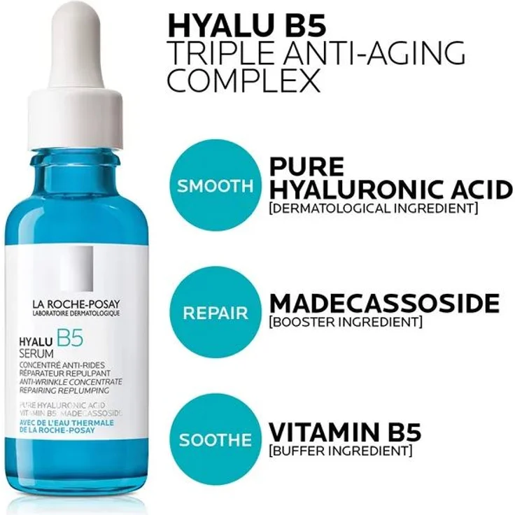 La Roche-Posay Hyalu B5 Serum-Konzentrat Hyaluronsäure Serum 50 ml mit hautstraffender Wirkung – Bild 5