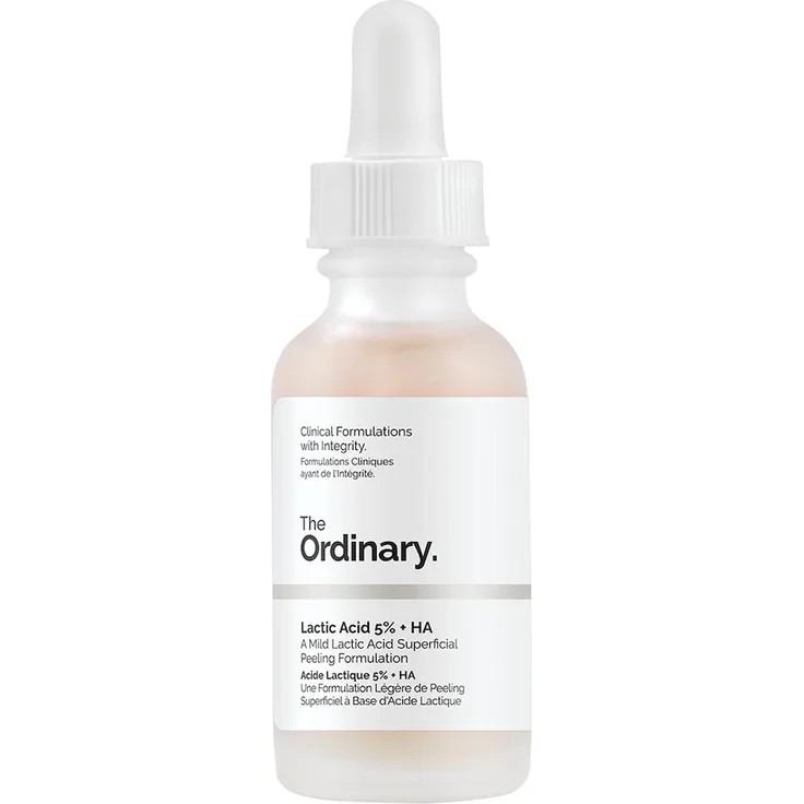 The Ordinary Direct Acids Lactic Acid 5% + HA 2% Gesichtspeeling 30 ml mit hauterneuernder Wirkung