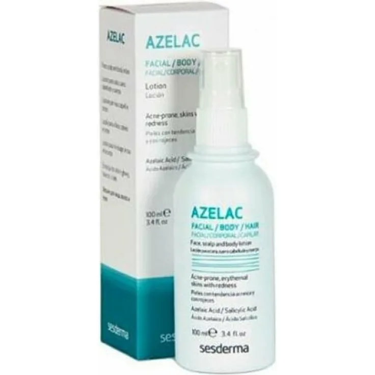 Sesderma Azelac Lotion Gesicht Korper Y Behaarung 100 ml mit tiefenreinigender Wirkung für alle Hauttypen