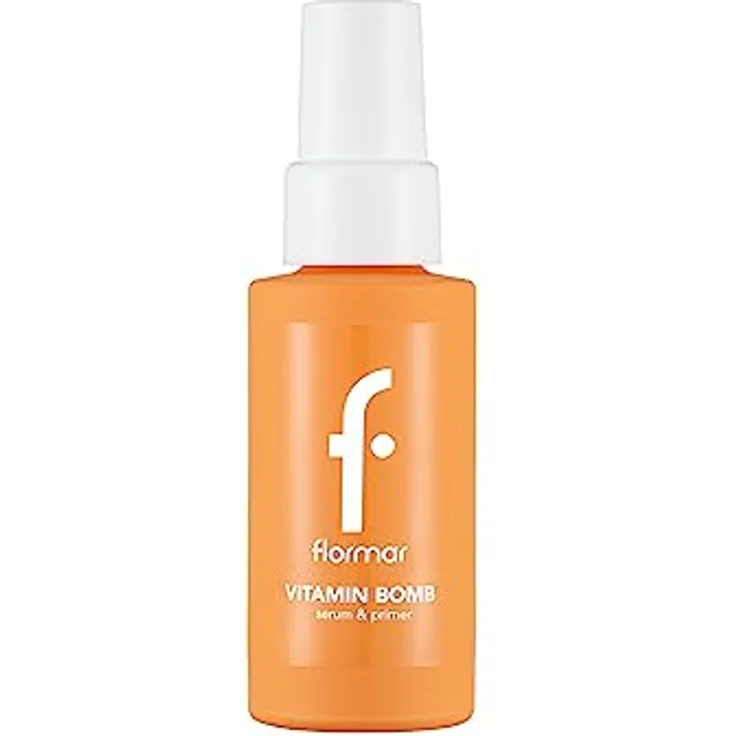 flormar Vitamin Bomb Serum&Primer, aufhellendes Gesichtsserum mit Vitaminen B, C, E, 30 ml, feuchtigkeitsspendend und make-up schützend – Bild 1