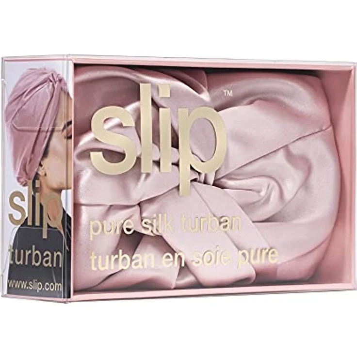 Slip Turban Aus Purer Seide Haarreifen & -bänder rosa – Bild 6