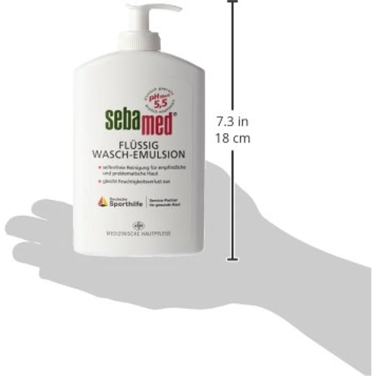 sebamed Sebamed Flüssig Waschemulsion mit Spender Seife 400 ml – Bild 3