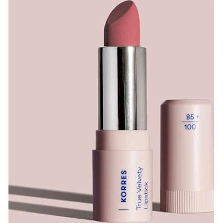KORRES True Velvety Lipstick Blush Pink 16, veganer Lippenstift mit hoher Deckkraft & cremiger Textur, semi-mattes Finish, 3g – Bild 4