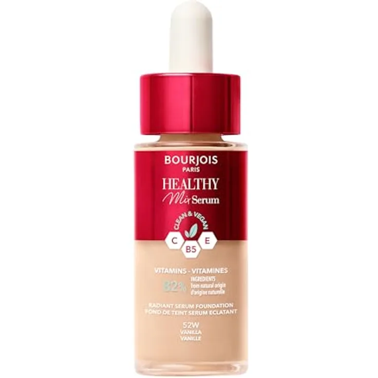 Bourjois Healthy Mix Serum Foundation, Foundation, 52 W, Vanille, 30 ml