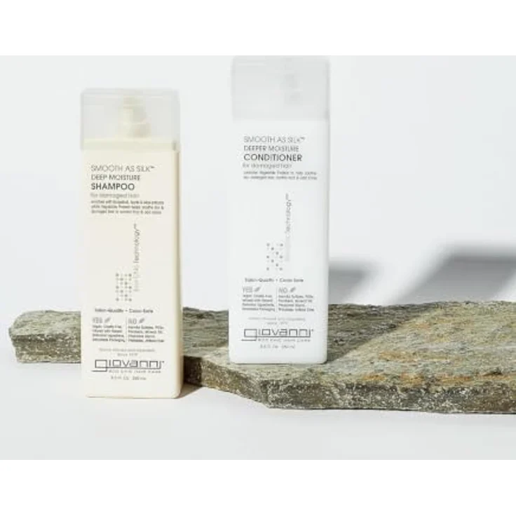 Giovanni Smooth As Silk Shampoo 710ml, sulfatfreies Shampoo für seidig weiches, frizzfreies Haar, vegan und parabenfrei – Bild 6