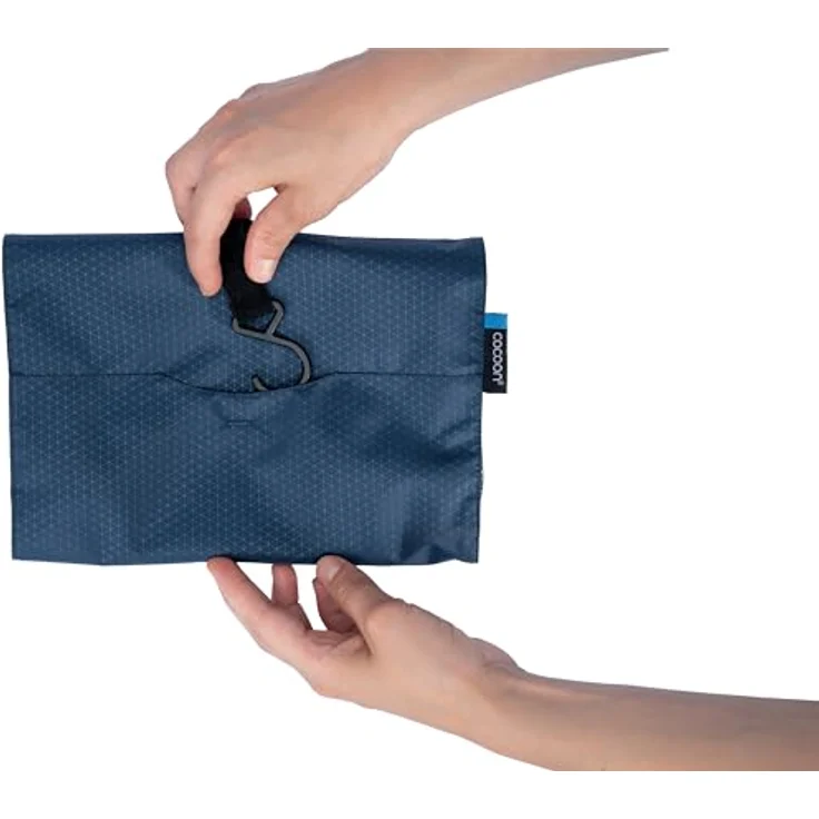 Cocoon Minimalist, Necessaire für Reisen mit herausnehmbarer Plastiktasche, blau – Bild 6