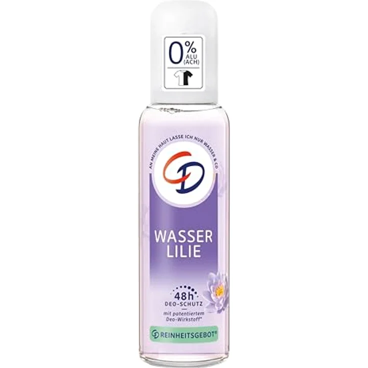 Cd Cd Deo Zerstäuber Wasserlilie Deodorant Ohne Aluminiumsalze Langanhaltender Schutz Für 24 H 75 ml – Bild 2