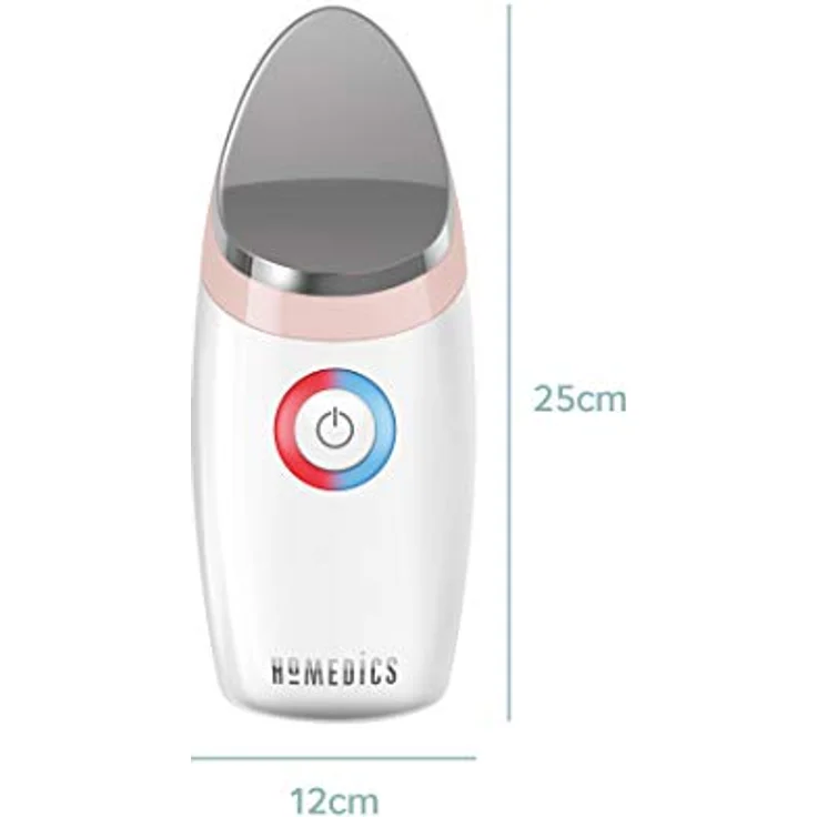 HoMedics Beauty Illumi zur Gesichtsbehandlung, Wärme- und Kältetherapie, Hautverjüngung, Anti-Falten, Belebend, Auffrischend, Reduzierung von Augenringen – Bild 8