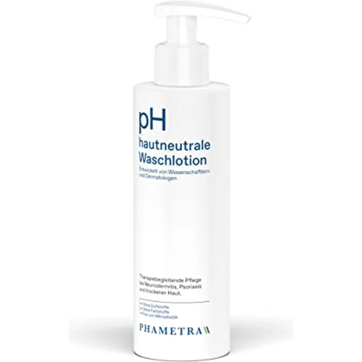 PHAMETRA pH-hautneutrale Waschlotion | Medizinische Hautpflege | Milde Reinigung für empfindliche Haut | pH-Wert 5,5 | 200ml