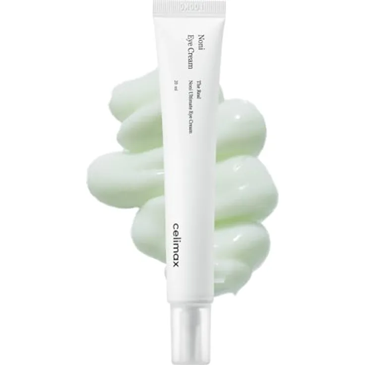 celimax The Real Noni Augencreme, feuchtigkeitsspendend und glättend gegen Falten und dunkle Augenringe, 20 ml