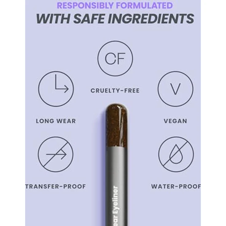 Wonderskin 1440 Longwear Eyeliner + Kajal, wasserfest mit TruGlide-Technologie, Farbe: Gold Mocha, 1,2 ml – Bild 4