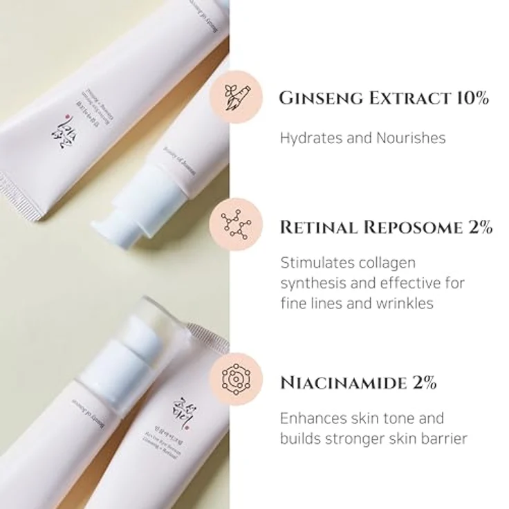 Beauty of Joseon Revive Augenserum mit Niacinamid und Retinamid, Anti-Aging Concealer gegen Augenringe, Falten und feine Linien, koreanische Hautpflege, 30 ml, 2er Pack – Bild 3