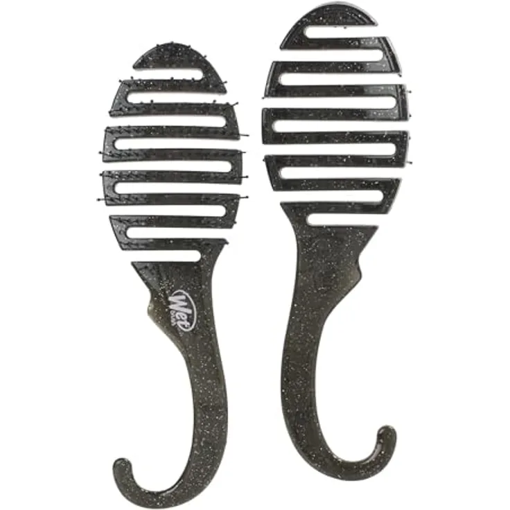 Wet Brush Dusch-Entwirrer-Bürste – Schwarzer Glitzer mit Intelliflex-Borsten