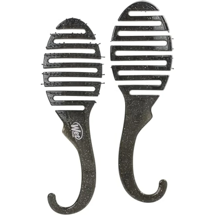 Wet Brush Dusch-Entwirrer-Bürste – Schwarzer Glitzer mit Intelliflex-Borsten – Bild 1